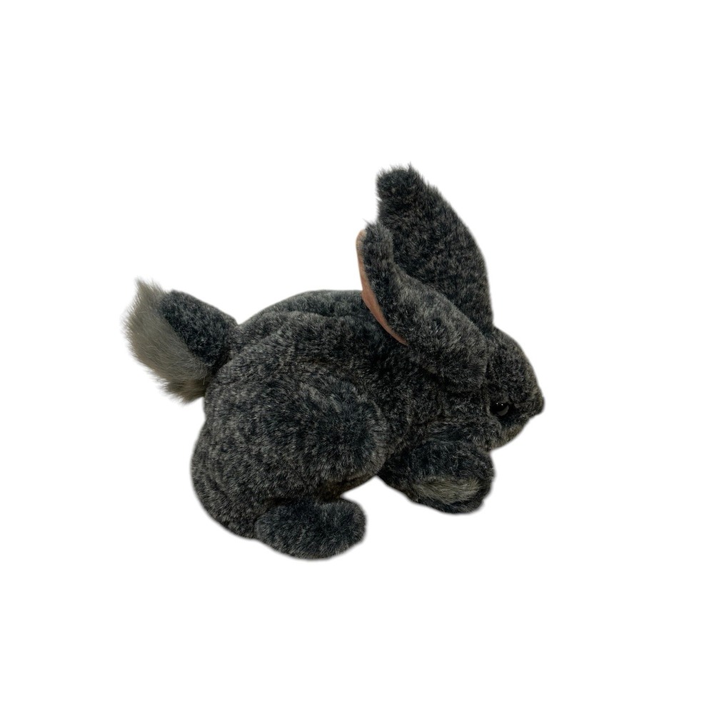 Folkmanis Folktails Gray Bunny Rabbit Plush Hand Puppet 10" Full Body Realistic